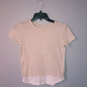 double cut girls top